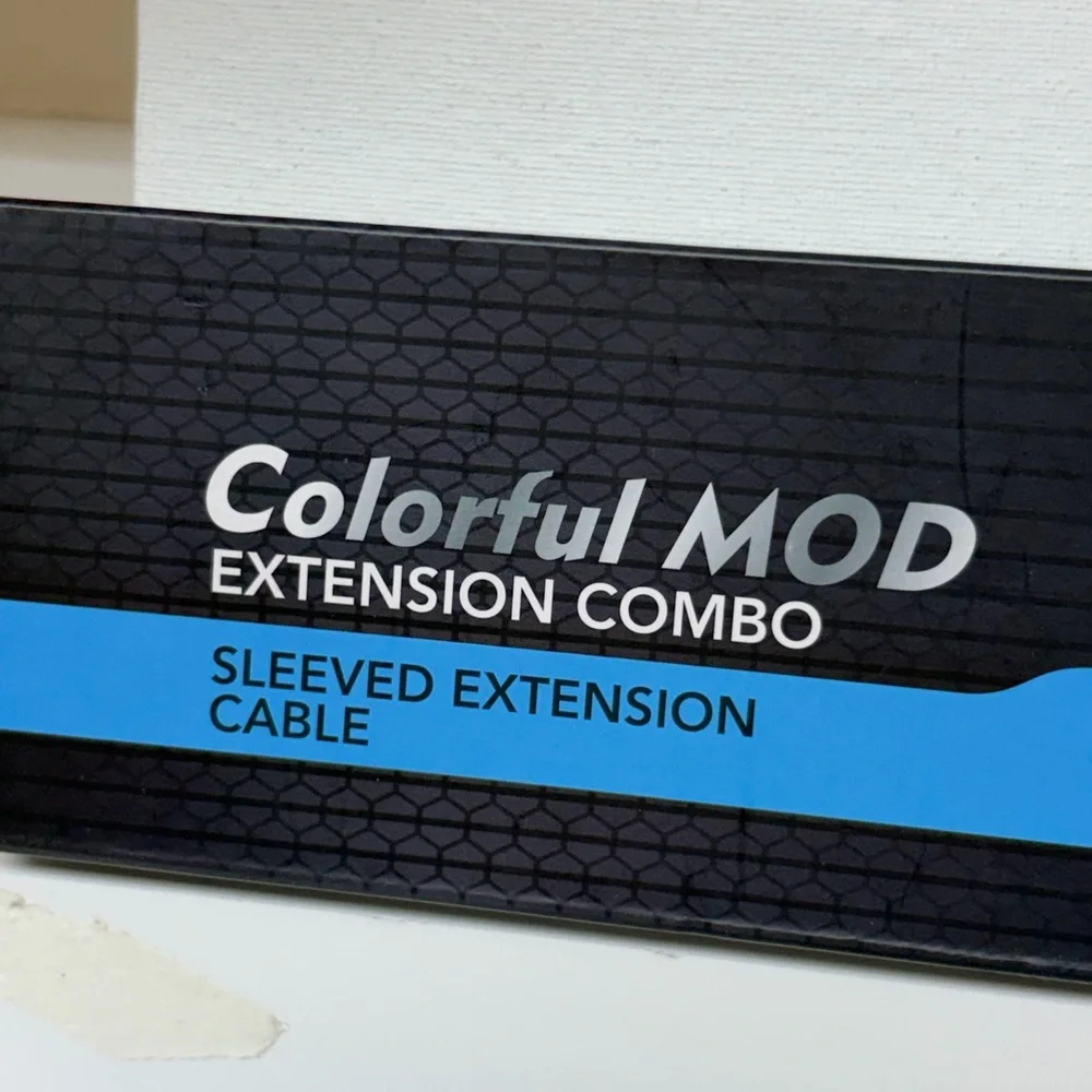 Colorful MOD Sleeved 30CM Extension Cable